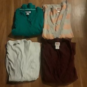 (4) Bundle of Assorted Cardigans